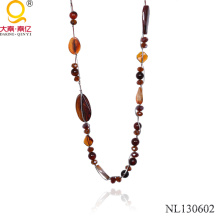 Collier Bijoux d’Imitation de Perles Agate